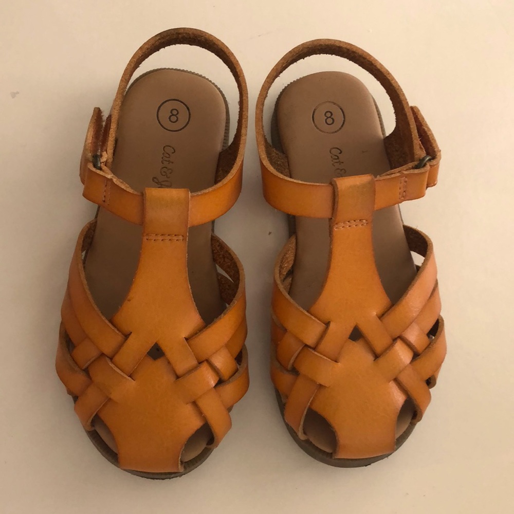 Girls Tan Cat & Jack Sandals